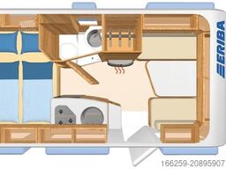 HYMER/ERIBA Eriba Feeling 425 inkl. Mover u. Batterie
