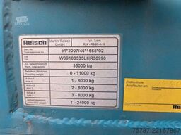 REISCH 65 cbm Schubboden, BPW Trommel, Kornschieber