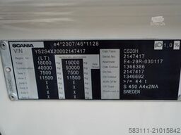 SCANIA S 500 / HYDRAULIKA / ADR / RETARDER / I-PARK COO