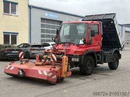 MERCEDES-BENZ Unimog300*4x4*Allrad*Klima*3-Seitenkipper*Besen