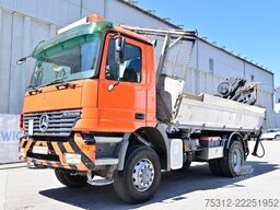 Mercedes-Benz Actros 1840  4x4 Retarder MP1 E3 Kran Hiab 135-4