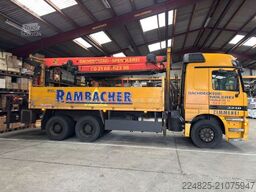 MERCEDES-BENZ ACTROS 3340 PRITSCHE + PALFINGER PK 33000 / SEIL