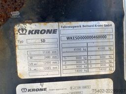 Krone SD Chassis / ADR / 2x Extendable / MB + Disc / ...