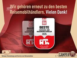 ETRUSCO A 7300 DB SAT&TV+Fahradträger+NAVI+Markise