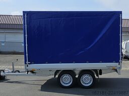 HUMBAUR HT 25 31 18mit Plane 1800mm und Gitteraufsatz