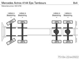 Mercedes-Benz Actros 4144 Eps Tambours