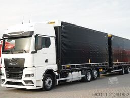 MAN TGX 26.480 / ZESTAW TANDEM 120 M3 / PRZEJAZDOWY