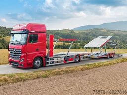 MERCEDES-BENZ Actros mit Anhänger für 6 PKW