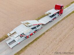 MERCEDES-BENZ Actros mit Anhänger für 6 PKW