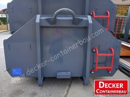 Decker Containerbau Abrollcontainer, Bayernbox,Pendelklappe