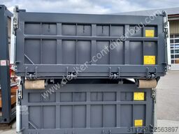 Decker Containerbau Abrollcontainer, Bayernbox,Pendelklappe