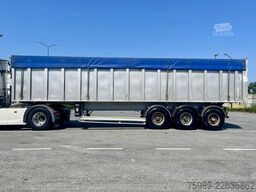 Fruehauf grain transport 46m 3 3 axels , ABS