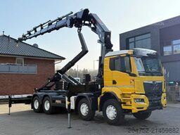 MAN TGS 35.520 TGS 35.520 8x4 Abrollkipper + Kran ...