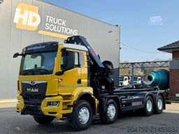 MAN TGS 35.520 TGS 35.520 8x4  Abrollkipper + Kran ...