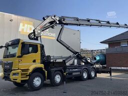 MAN TGS 35.520 TGS 35.520 8x4  Abrollkipper + Kran ...