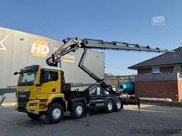 MAN TGS 35.520 TGS 35.520 8x4  Abrollkipper + Kran ...