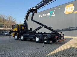 MAN TGS 35.520 TGS 35.520 8x4  Abrollkipper + Kran ...