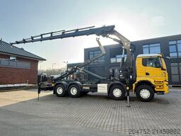 MAN TGS 35.520 TGS 35.520 8x4  Abrollkipper + Kran ...