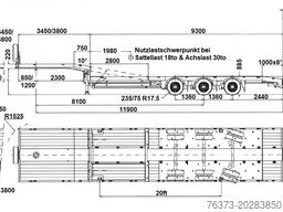 Faymonville MAX Trailer 3-A-Semi-hydr.Ladebo.-Rampen