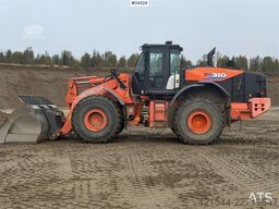 Hitachi ZW310-6 wheel loader w/ lever control, weight and