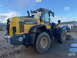 Komatsu WA320-8E0 wheel loader w/ lever steering and a buc