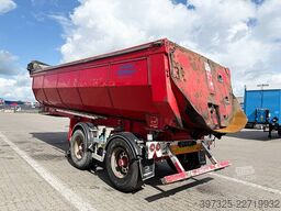 HK TIPPER Asphalt tipper trailer / Stahlmulde Kipper  26m3