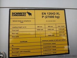 SCHMITZ CARGOBULL SCS24-13.62 ALCOA Pal-Kiste Lift Reifen 60-95%!