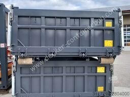 Decker Containerbau Abrollcontainer, Bayernbox,Pendelklappe
