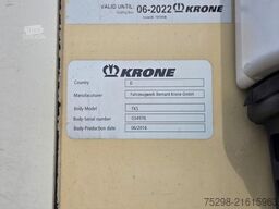 KRONE SD/Trennwand/Doppelverd./ Doppelst./ATP/TIR