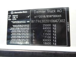 MERCEDES-BENZ ACTROS 2553, 6X2, JUMBO 120M3, DURCHLADEN, TOP!