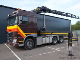 DAF XF 460 6x2 tracto runit with Palfinger PK 63002...