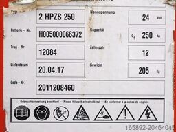 GRUMA 24 Volt 2 PzS 250 Ah