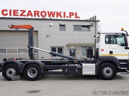 MAN TGS 26.440 6x2 E6/ Dalby hooklift 21 t