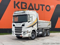Scania R 650 6x4 FULL STEEL / RETARDER / BOX L=4536 mm