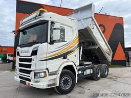 Scania R 650 6x4 FULL STEEL / RETARDER / BOX L=4536 mm