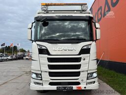 Scania R 650 6x4 FULL STEEL / RETARDER / BOX L=4536 mm