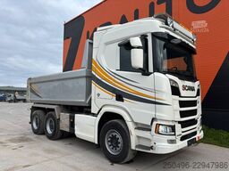 Scania R 650 6x4 FULL STEEL / RETARDER / BOX L=4536 mm