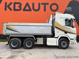 Scania R 650 6x4 FULL STEEL / RETARDER / BOX L=4536 mm