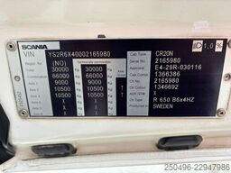 Scania R 650 6x4 FULL STEEL / RETARDER / BOX L=4536 mm