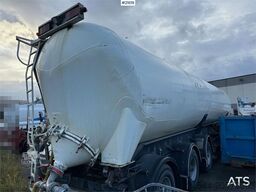 Spitzer silo trailer, 3-axle bulk trailer.