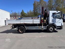 MERCEDES-BENZ Atego  1223 Dreiseitenkipper Meiller Ladekran