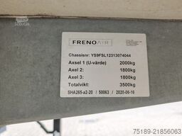 Freno Air LT 3.5 750 kg Zepro tailgate!