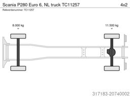 Scania P280 Euro 6, NL truck