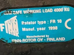 Rotator FR 10 | 4.000Kg | Bruikbaar voor bijv. grijper