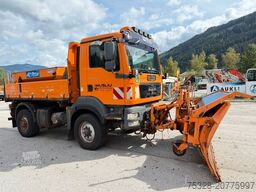 MAN TGM 13.250 4X4 BL Winterdienst Pflug + Streuer