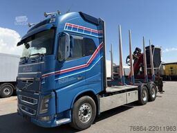 VOLVO FH 16 750 6X4R HOLZTRANSPORTER MIT PENZ 12Z KRAN, RETARDER