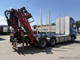 VOLVO FH 16 750 6X4R HOLZTRANSPORTER MIT PENZ 12Z KRAN, RETARDER