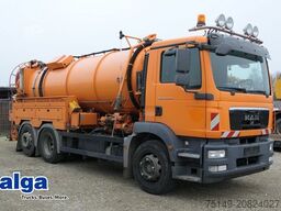 MAN 26.340 TGM 6x2, Müller VM F120 KH, Pumpe,Gelenkt