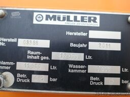 MAN 26.340 TGM 6x2, Müller VM F120 KH, Pumpe,Gelenkt