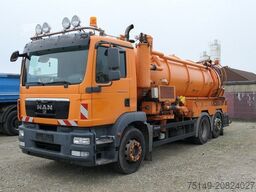 MAN 26.340 TGM 6x2, Müller VM F120 KH, Pumpe,Gelenkt